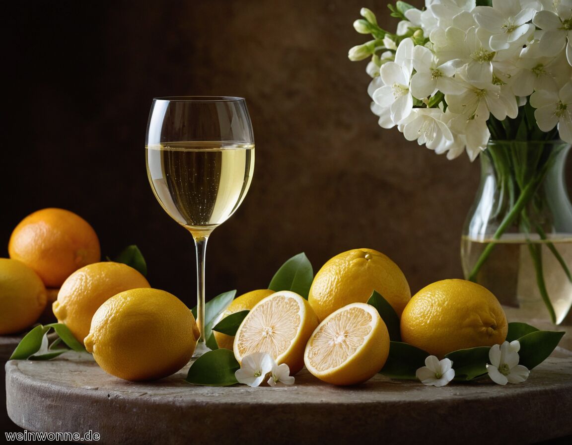 Geschmack und Aromaprofil: Frisch, Zitrusfrüchte, weiße Blüten, mineralische Note - Falanghina Rebsorte