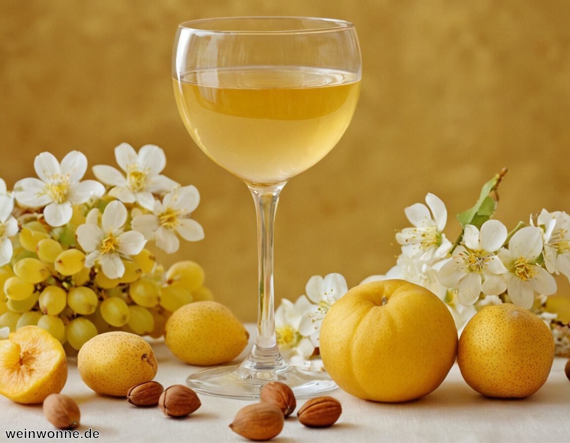 Geschmack und Aromaprofil: Nussig, florale Noten, gelbe Früchte - Fiano Rebsorte