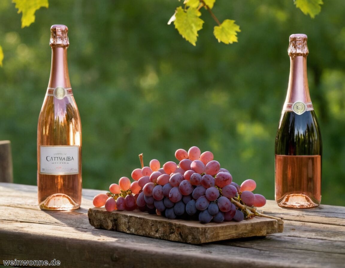 Weinstile und Ausbau: Schaumwein, Rosé, Stillwein - Catawba Rebsorte