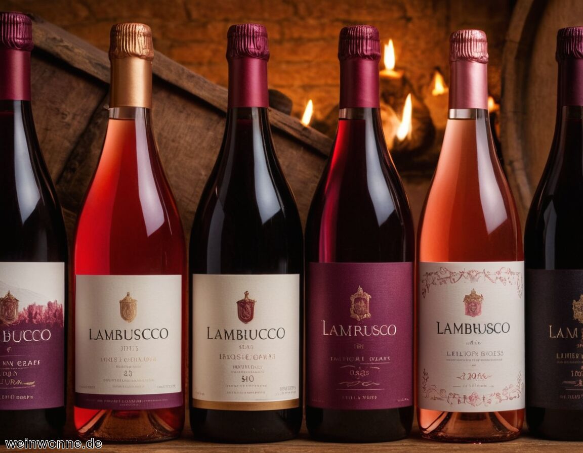Weinstile und Ausbau: Perlweine, Stillweine, Rosé - Lambrusco Rebsorte