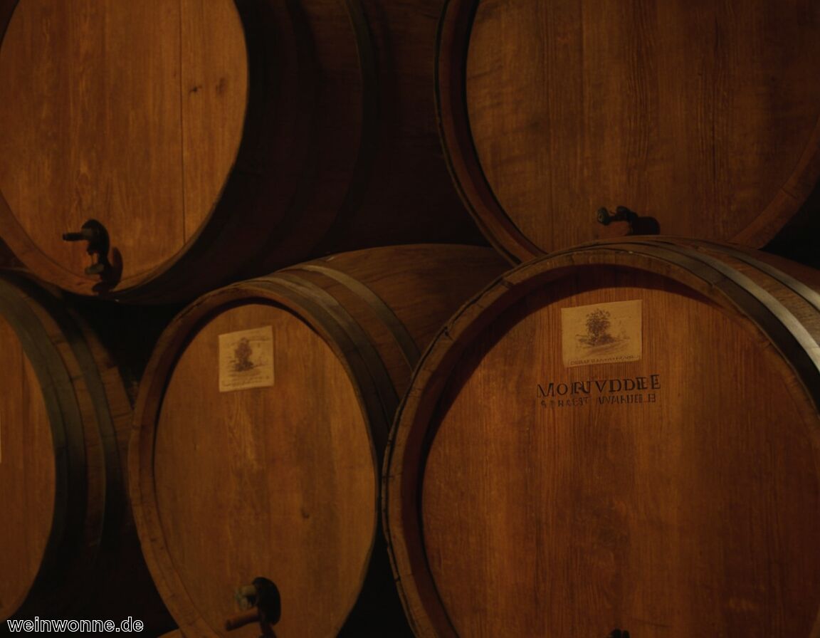 Weinstile und Ausbau: Kräftige Rotweine, häufig im Holzfass - Mourvèdre Rebsorte
